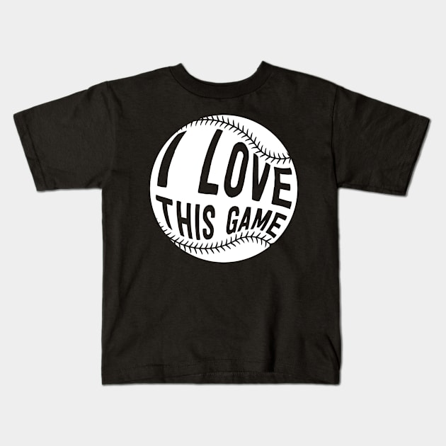 I Love This Game Kids T-Shirt by ThrivingTees